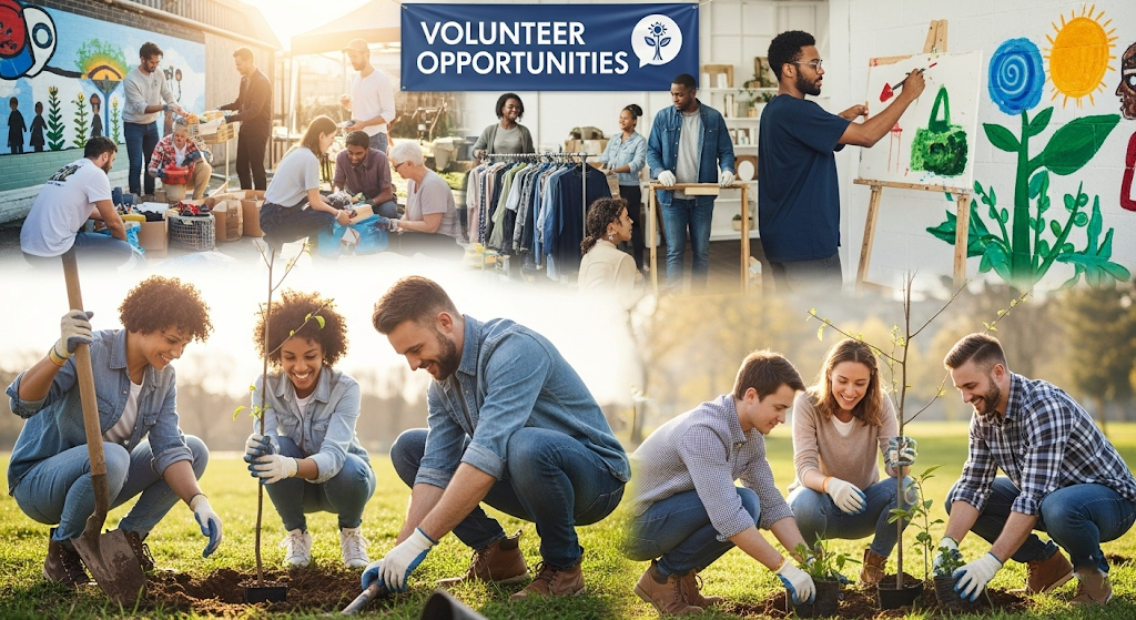 Volunteer opportunities for community impact.